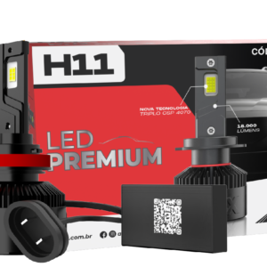 KIT PREMIUM LED H11 CSP 14000 LM, BIVOLT