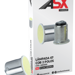 67 2 POLOS 24 V LED COB BLANCO 1034