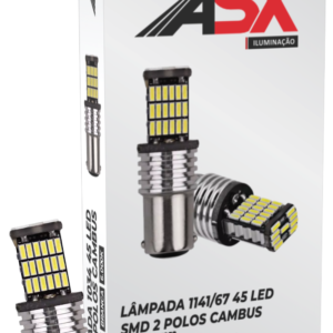 1034 45 LED 12 V, SMD CANBUS 2 POLOS BLANCO, 6000 K.