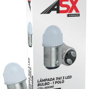 1141 / 67 12 V, LED BULBO 1 POLO BLANCO.