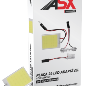 PLACA LED ADAPTABLE LUZ INTERIOR 3,5X2,5 CM 12V