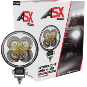 WL EXPLORADORA REDONDA 3 LEDS MINI BIVOLT, DIAMETRO 8 CM