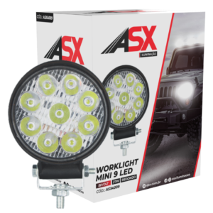 WL EXPLORADORA REDONDA 9 LEDS, 27W, BIVOLT, DIAMETRO 9CM