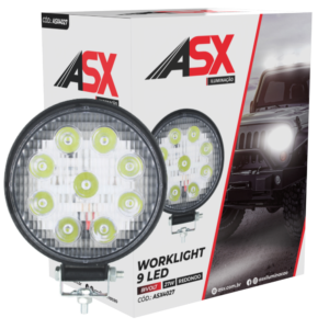 WL EXPLORADORA REDONDA 9 LEDS, 27W, BIVOLT, DIAMETRO 11CM