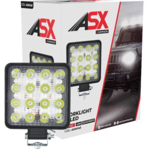 WL EXPLORADORA CUADRADA 9 LEDS, 48W, BIVOLT, 12,8 X 10,8 CM