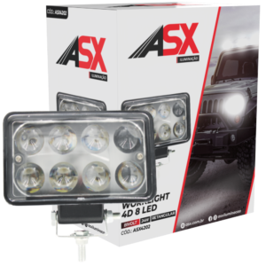 WL EXPLORADORA RETANGULAR 4D 8 LED