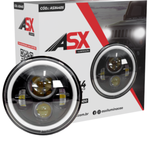 CB FAROL REDONDO 5,75" H4 OJO DE ANGEL BIVOLT