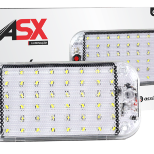 LUMINARIA 48 LEDS BIVOLT, 4000 LM, 15X 7,5 CM