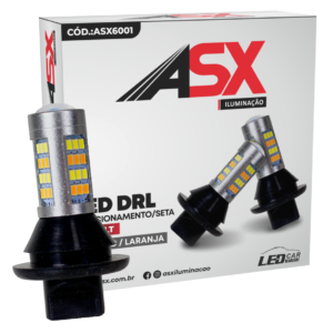 SN DRL CON LED INTERMITENTE INTEGRADO BIVOL, BLANCO-NARANJA