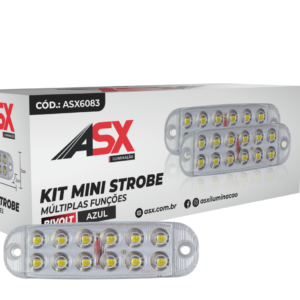 STROBO MULTIFUNCIONES, BIVOLT, AZUL
