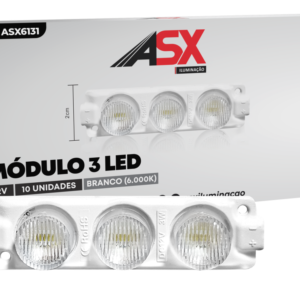 MODULOS 3 LED BRANCO 12V