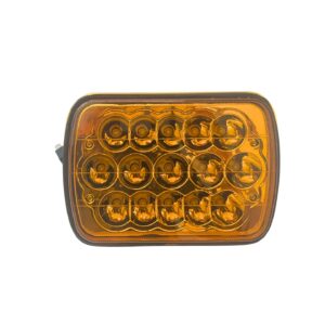 CB EXPLORADORA H4 DE 8", 15 LEDS, BIVOLT, 45W, AMARILLA, 13X18 CM