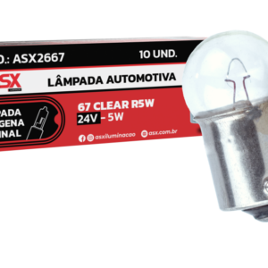 67 R5W 24V 5W BOMBILLO BLANCO